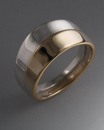 14k Gold and Sterling Silver Ring