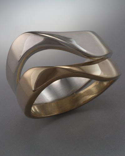 14k Gold and Sterling Silver Ring